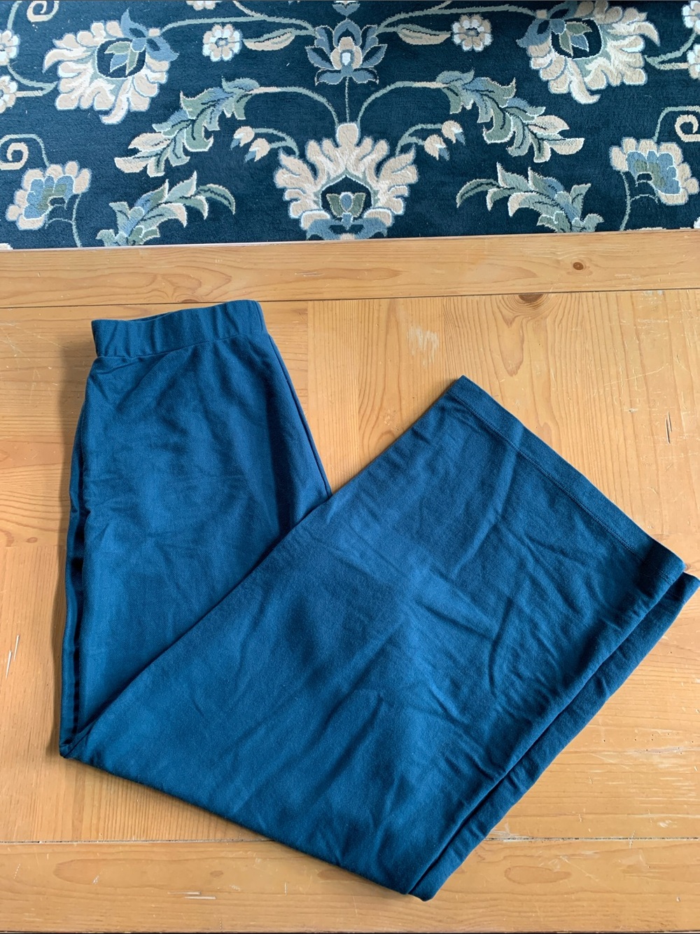 Zara Women's Teal Pull-On Pants